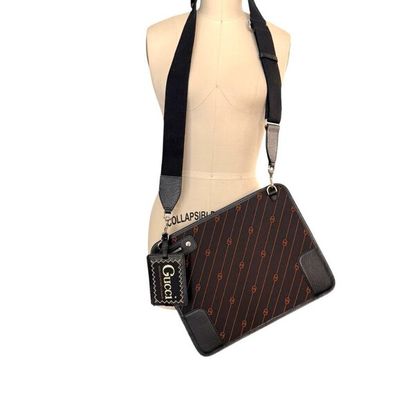 Gucci 752595 Unisex Interlocking Medium GG Messenger Bag - Picture 15 of 16